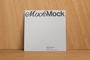 Square Card Mockup / Album Cover