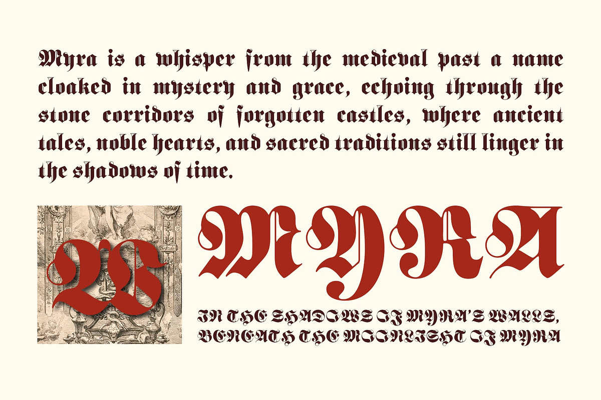 CS Chalise Drawn, a Blackletter Font by Craft Supply Co. (Photo 2 of 8)