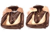 Procreate jewelry brushes, Chain, a Brush Add-On by Elenbushe (Thumbnail 5 of 10)