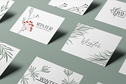 Winter line drawing collection, an Illustration by Anna.Klets (Thumbnail 8 of 12)
