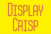 Display Crisp Font, a Sans Serif Font by GG Design (Thumbnail 1 of 8)