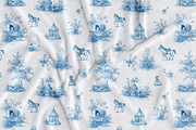 Vintage Christmas Pattern Collection, a Pattern Graphic by Olya Creative (Thumbnail 20 of 21)