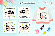 Moo Collection - Clipart & Patterns, an Animal Illustration by Gulnara Sabirova (Thumbnail 7 of 12)