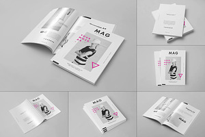 A4 Magazine Mockup