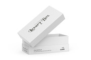 Luxury Two Piece Rigid Box Mockup, a Packaging Mockup by Ram Studio LLC (Thumbnail 5 of 11)