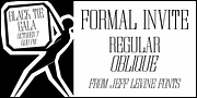Formal Invite JNL, a Serif Font by Jeff Levine Fonts (Thumbnail 1 of 5)