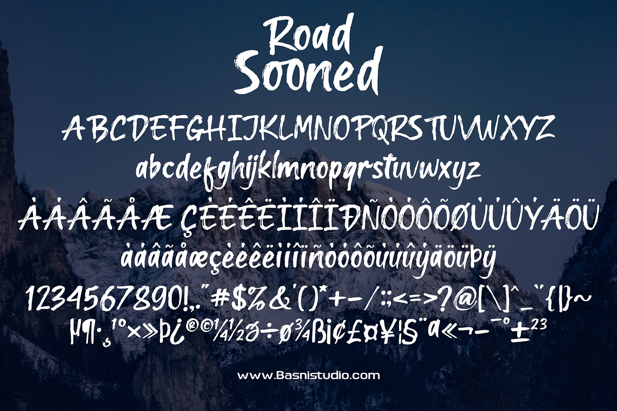 Road Sooned Brush Font, a Handwritten Font by Basnistudio (Photo 6 of 7)