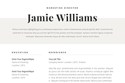 Modern & Chic Resume Template Jamie, a Resume Template by Olympia Resume (Thumbnail 6 of 6)