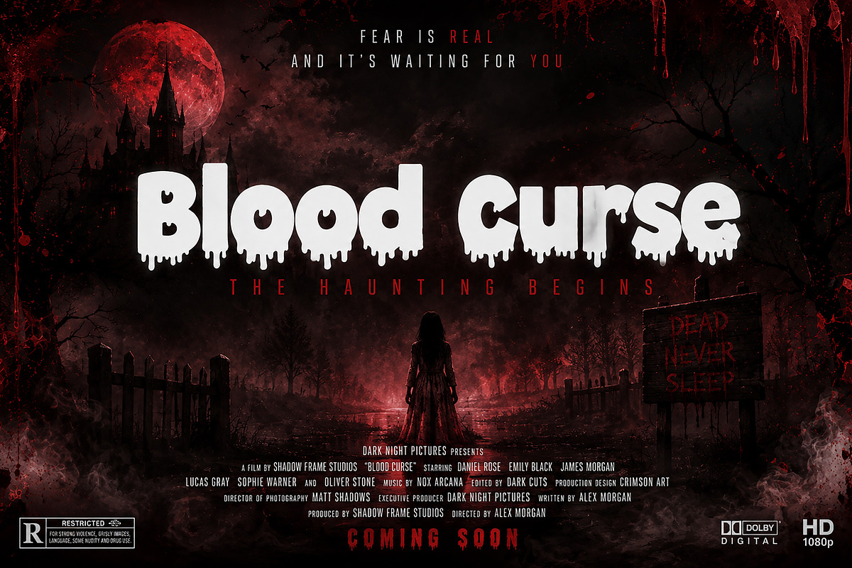 Blood Curse, a Slab Serif Font by Wow Magic (Photo 3 of 4)