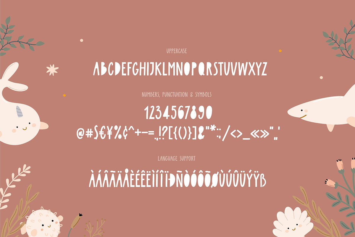 Ocean Secret | Playful font, a Sans Serif Font by JuliaVolkova (Photo 8 of 9)
