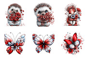 Whimsical spring clipart bundle, an Illustration by SinaCreation (Thumbnail 3 of 11)