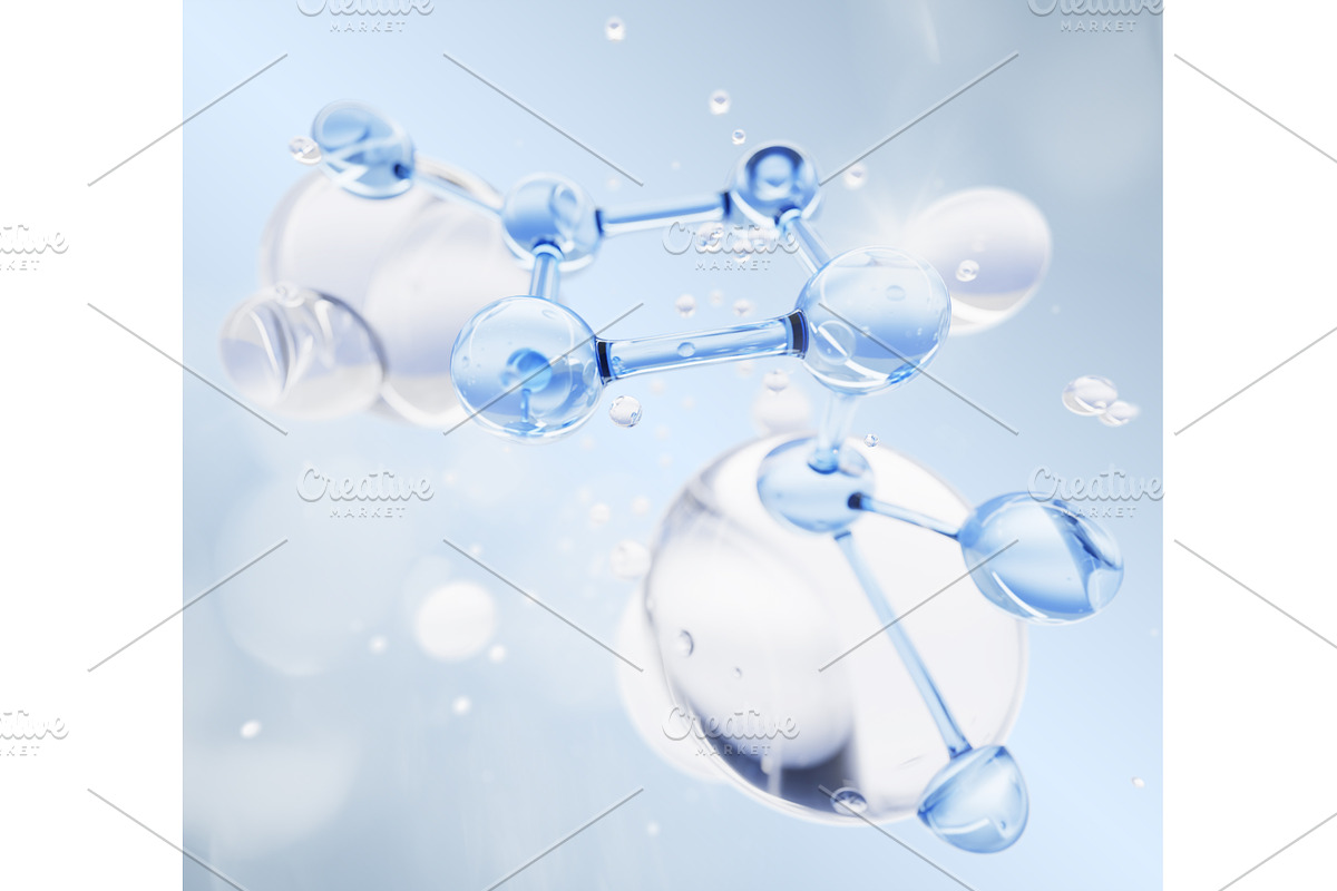 Beauty water 3d background with, a Technology Illustration by Marozhkastudio