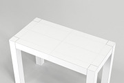 Scandinavian Desk 02, a Furniture 3D Model by maxtracing2 (Thumbnail 5 of 7)