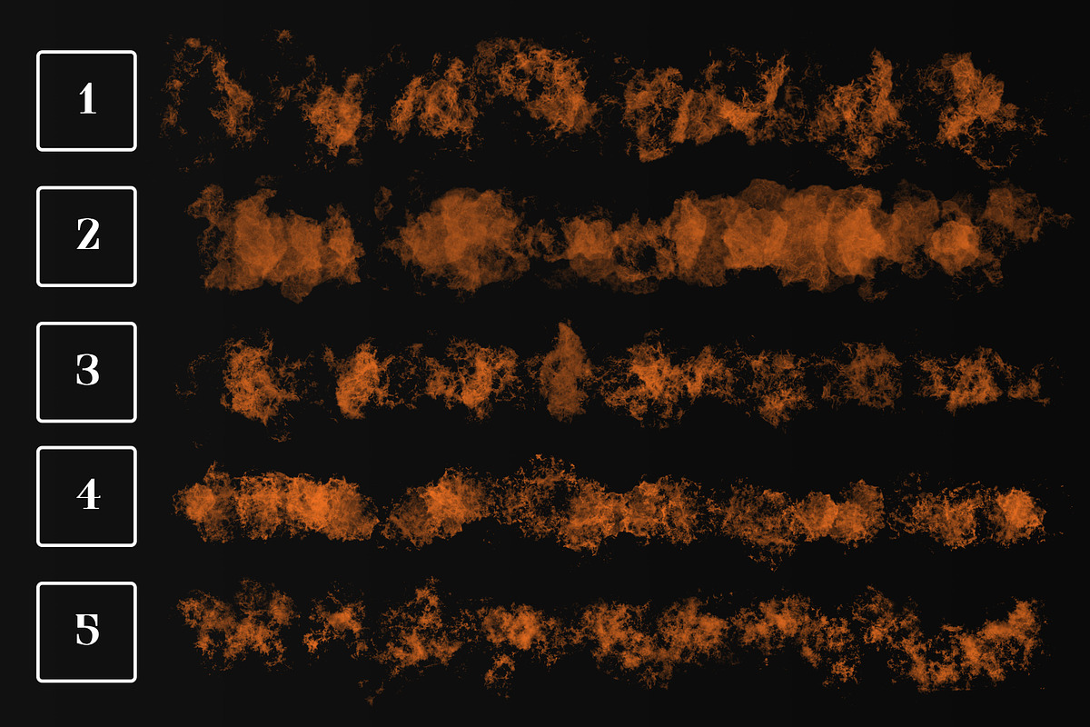 Fire Photoshop Brushes, a Brush Add-On by Freezerondigital (Photo 7 of 11)