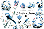 Chateau Clipart - Vintage Doodles, an Illustration by CreationArt (Thumbnail 1 of 7)