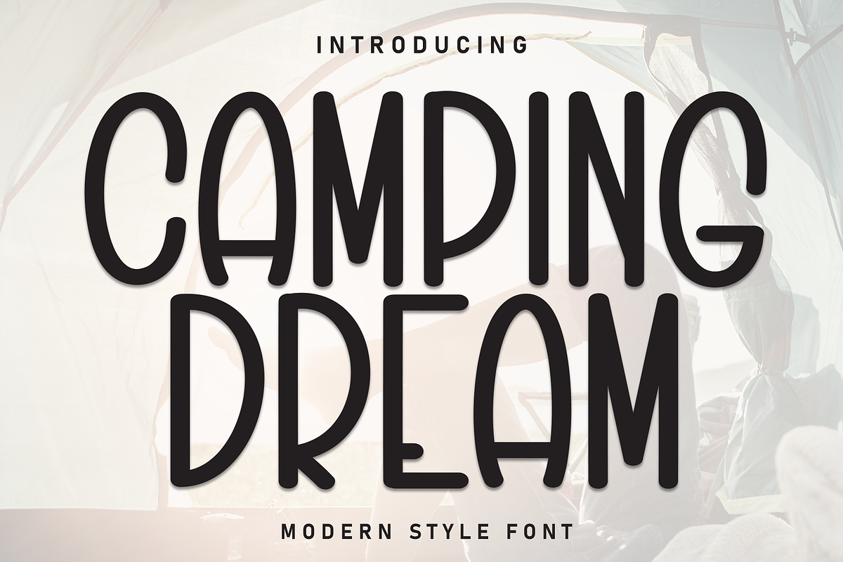 Camping Dream | Script Font, a Script Font by Scratchones (Photo 1 of 8)