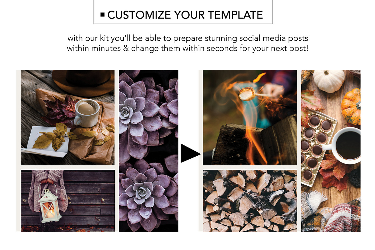 Instagram Thanksgiving Bundle, a Social Media Template by jgdigital.co designs (Photo 4 of 8)