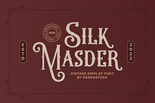 Silk Masder - Vintage Display Font