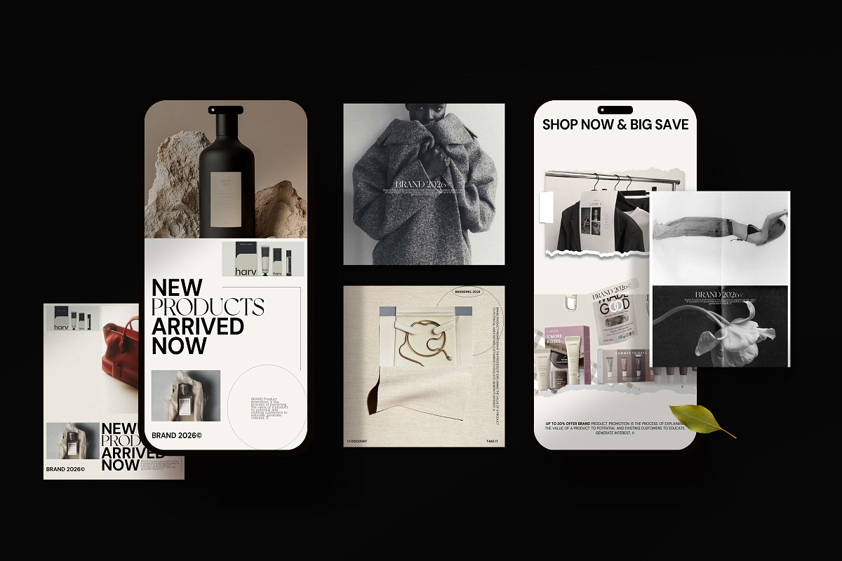 Lurex | Instagram Posts & Stories, a Social Media Template by Studio Industry (Photo 2 of 13)