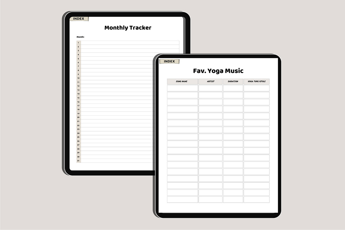 2025 That Girl Digital Planner Canva, a Stationery Template by Designmela01 (Photo 4 of 10)