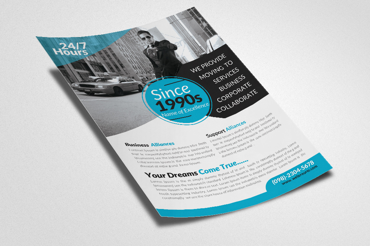 Creative Business Flyer Template, a Flyer Template by Psd Templates (Photo 2 of 3)