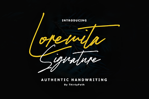 Loremita Signature