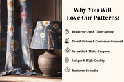 Twilight Herbarium Pressed Florals, a Pattern Graphic by Ninterints (Thumbnail 4 of 17)