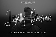 LoyaltyProgram - Calligraphy Font, a Symbol Font by AQR Studio (Thumbnail 1 of 9)