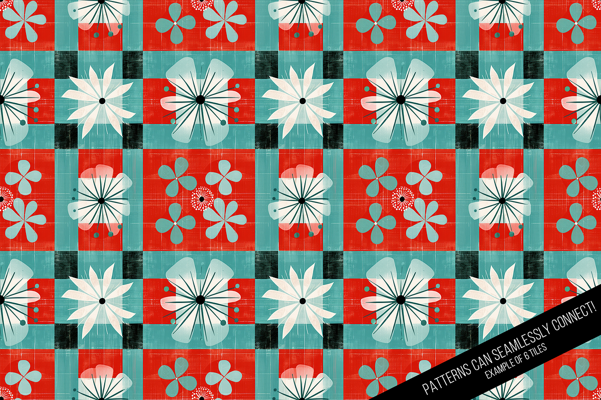 Vintage Holiday Digital Paper, a Pattern Graphic by Chromolume Studio (Photo 21 of 28)