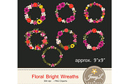 Floral Wedding Wreaths, an Illustration by JennyL Designs (Thumbnail 1 of 7)