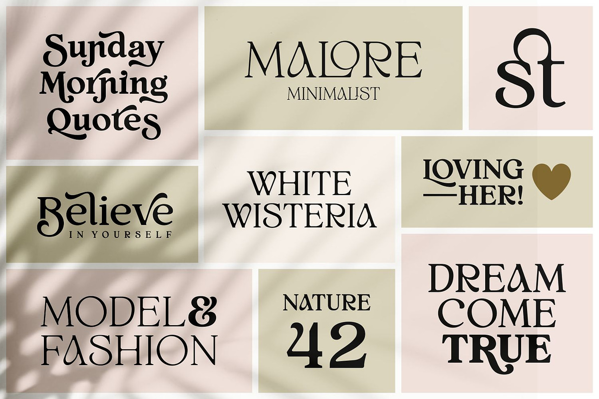 White Wisteria Fonts Family, a Serif Font by Asenbayu (Photo 5 of 13)