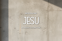 Jesu | Elegant Luxury Serif Typeface