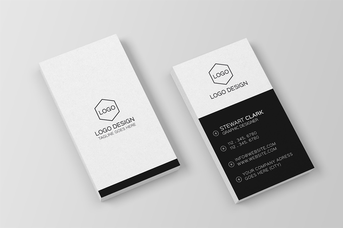 Minimal Business Card Template, a Business Card Template by Shahjhan