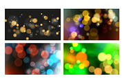 Bokeh Backgrounds Graphics Set, a Background Graphic by Finevector (Thumbnail 4 of 11)