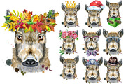 Watercolor pigs, an Animal Illustration by Watercolor fantasy (Thumbnail 3 of 10)
