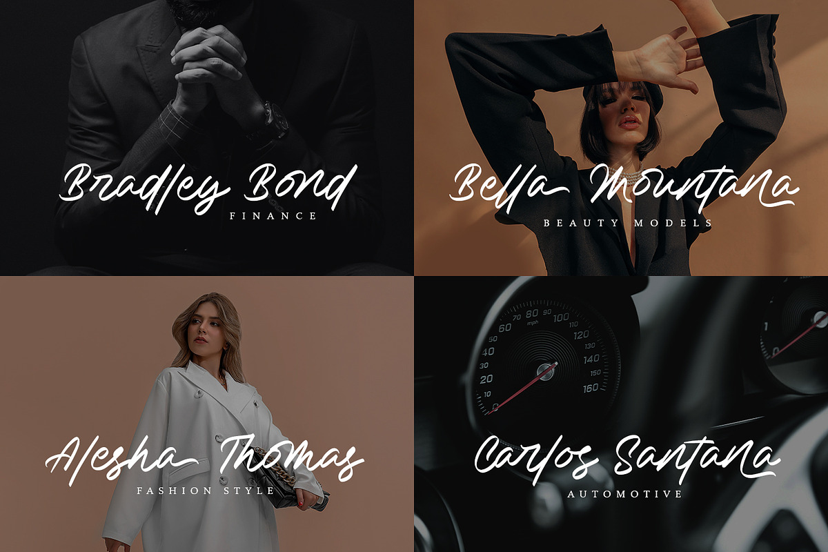 Monday Vibes - Modern Script Font, a Script Font by Alpaprana (Photo 4 of 14)