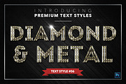 Diamond & Metal #2 - 16 Text Styles, a Layer Style Add-On by Jonas Stensgaard (Thumbnail 7 of 19)