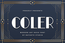 Coler Art Deco Font