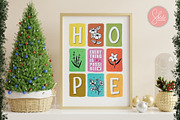 HOPE - Positive Vibes PNG Clipart, a Decorative Illustration by shielscreations (Thumbnail 11 of 15)