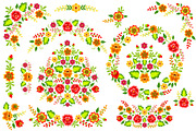 Mexican Flowers (EPS, PNG, JPG), an Illustration by Sveta Aho (Thumbnail 3 of 3)