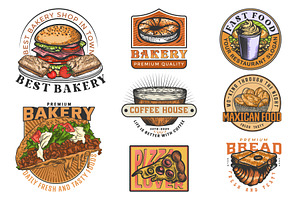 Bakery House  vintage logo, a Branding & Logo Template by Billah Hub