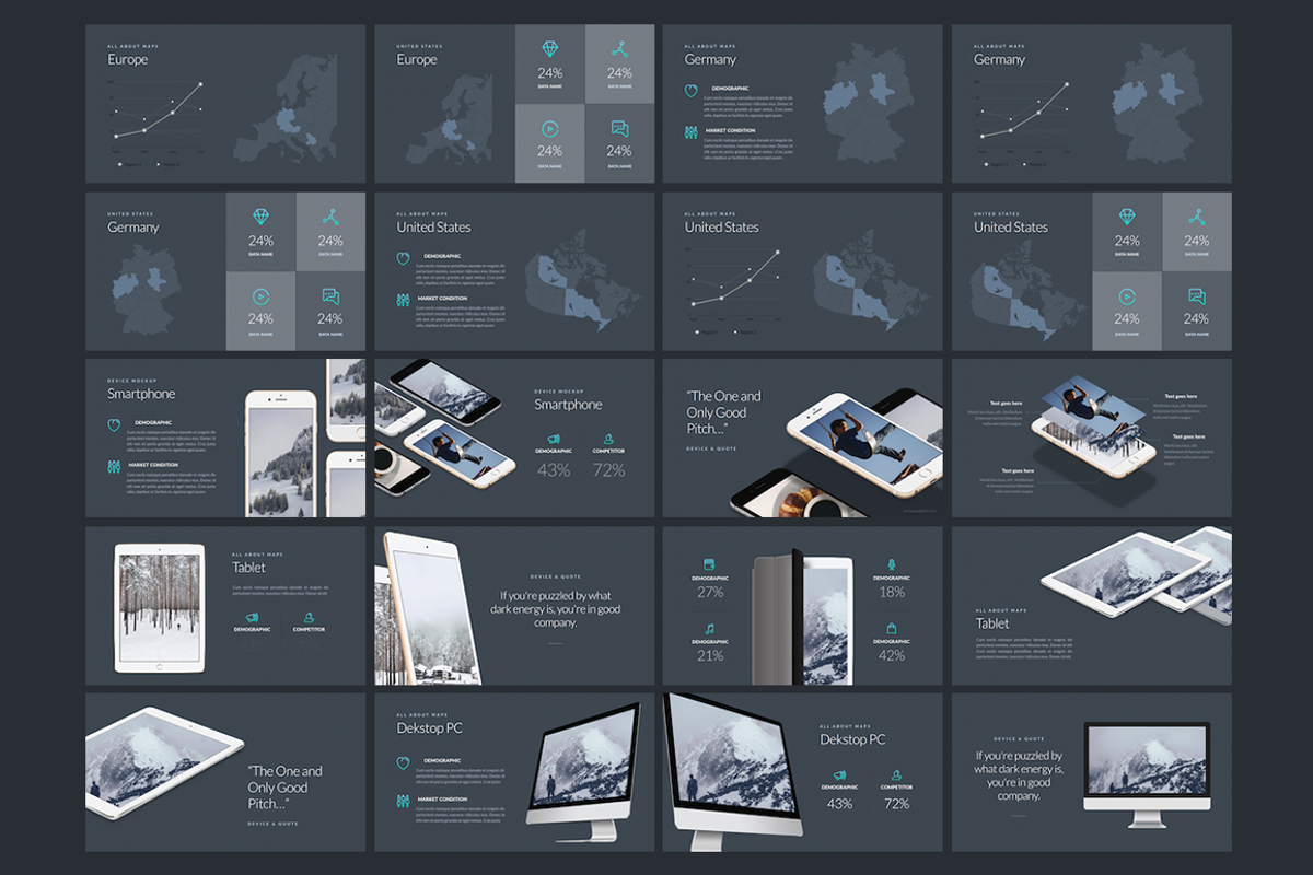 Annual Reports - Keynote Template, a Presentation Template by Slidehack (Photo 4 of 5)