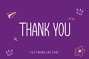 Danniline - Monoline Font, a Script Font by Ary_ngeblur (Thumbnail 5 of 5)