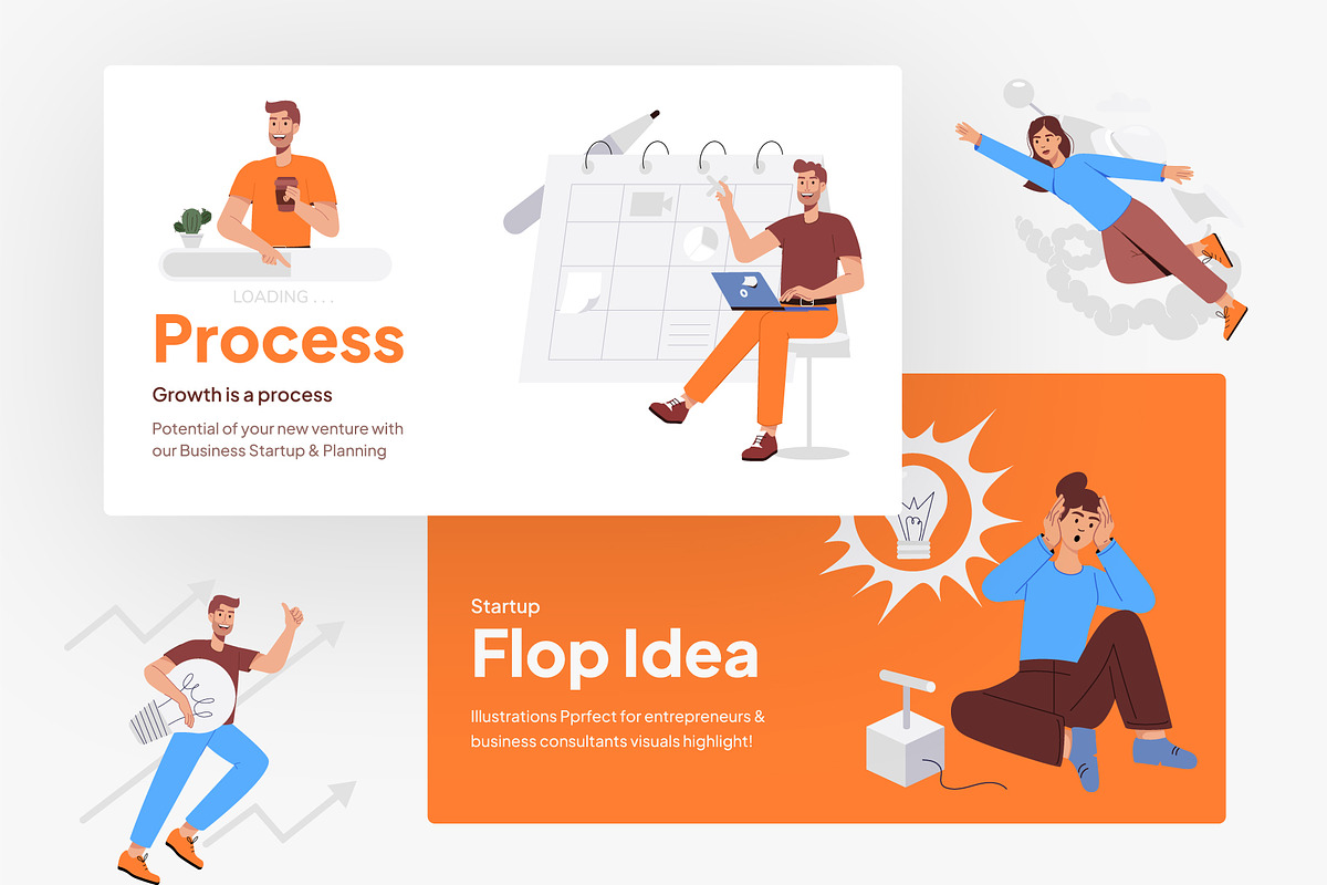 Business Startup Illustration Set, a Finance Illustration by Vectors Market (Photo 5 of 8)
