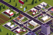 Cartoon Low Poly Town City Pack, an Environmental 3D Model by Anton Moek (Thumbnail 9 of 11)