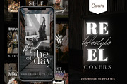 20 Instagram Reel Covers, a Social Media Template by design4social (Thumbnail 1 of 6)