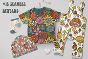Kids Summer Bundle pattern & clipart, a Pattern Graphic by MeadowFox (Thumbnail 3 of 15)