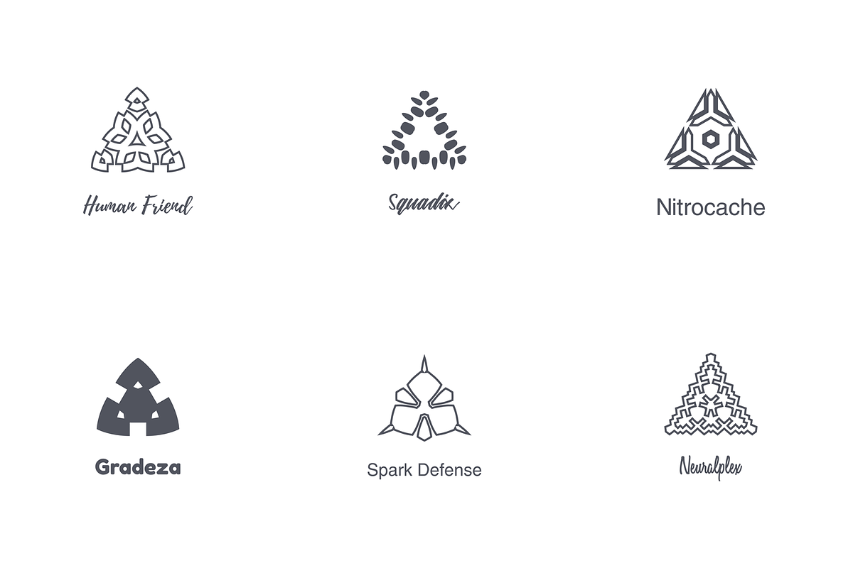 Logo Creator Triangle Shapes Edition, a Branding & Logo Template by Reshapely (Photo 10 of 14)