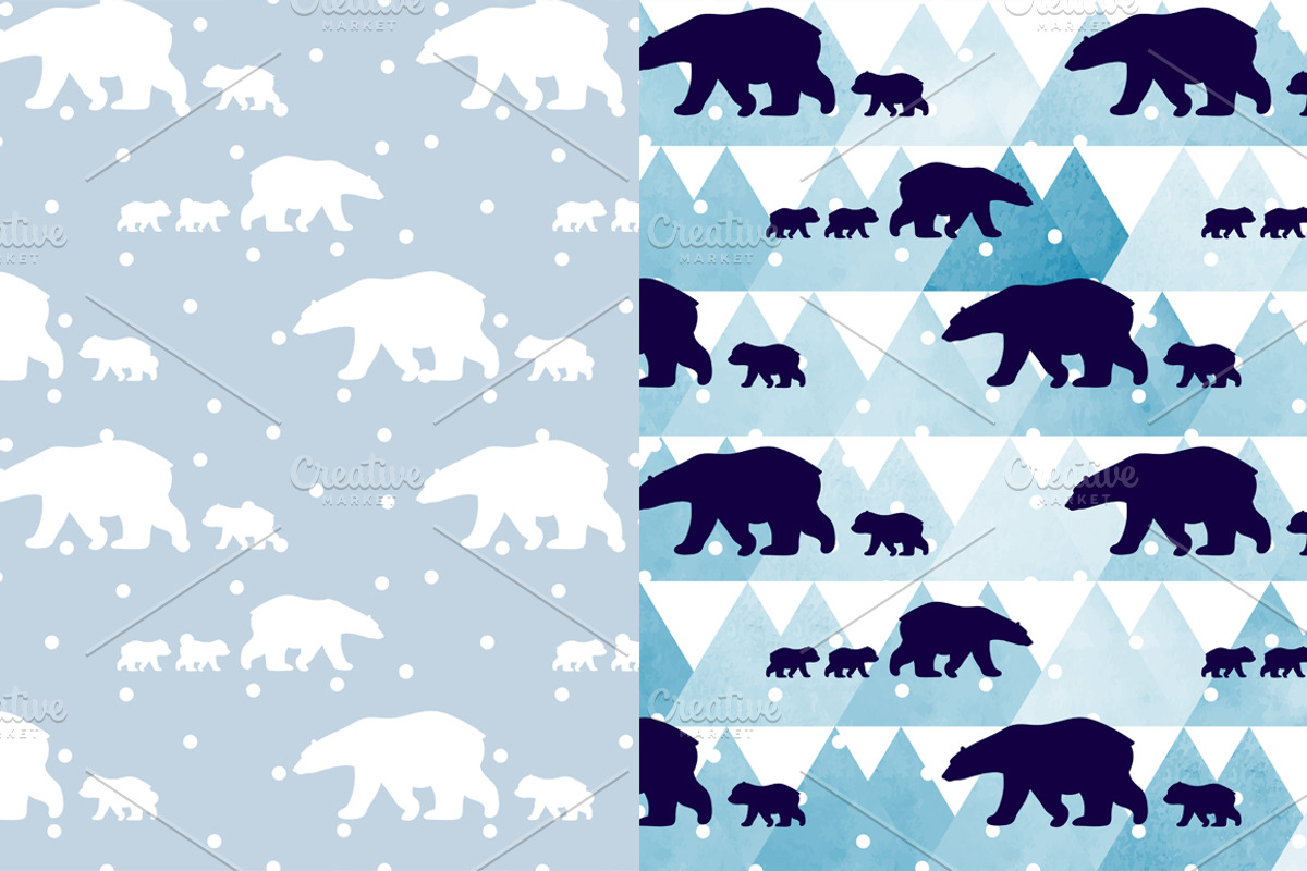 northern constellation bears, a Pattern Graphic by Vavavka (Photo 5 of 9)
