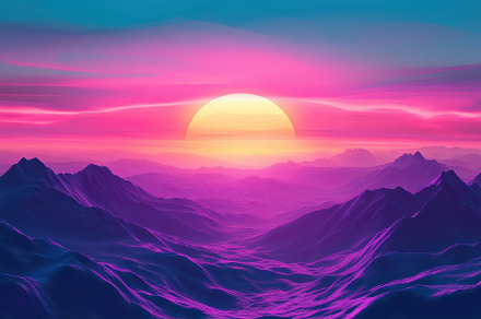 Breathtaking sunset over vibrant mou, a Photo by Iftikhar Alam